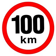 PUTNA reflective speed 100 km - Speed Limit Sticker