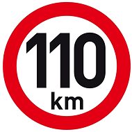 PUTNA reflective speed 110 km - Speed Limit Sticker