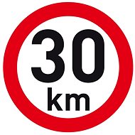 PUTNA reflective speed 30 km - Speed Limit Sticker
