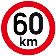 PUTNA reflective speed 60 km - Speed Limit Sticker