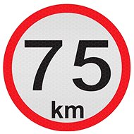 PUTNA reflective speed 75 km - Speed Limit Sticker