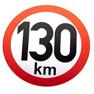 PUTNA speed 130 km - Speed Limit Sticker
