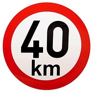 PUTNA speed 40 km - Speed Limit Sticker