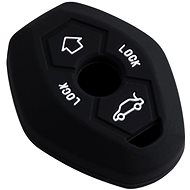 UNI Silicone key cover BMW 3 5 7 X3 X5 Z3 Z4 Series E38 E39 E46 E83 1998-2005 black MS-192823 - Car Key Case
