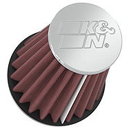K&N RC-1250 universal round bevel filter with 57 mm inlet and 102 mm height - Air Filter