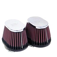 K&N RC-2452 universal oval straight filter with 44 mm inlet and 70 mm height - Air Filter