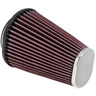 K&N RC-3680 universal oval straight filter with 62 mm inlet and 152 mm height - Air Filter
