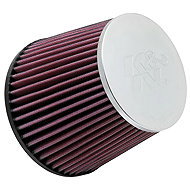 K&N RC-5284 universal round bevel filter with 70 mm inlet and 127 mm height - Air Filter