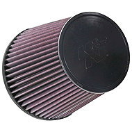 K&N RU-1037 universal round bevel filter with 127 mm inlet and 165 mm height - Air Filter