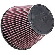 K&N RU-1048 universal round bevel filter with inlet 152 mm and height 152 mm - Air Filter
