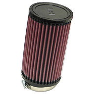 K&N RU-1480 universal round filter with inlet 70 mm and height 178 mm - Air Filter