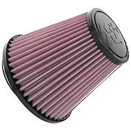 K&N RU-1637 universal round bevel filter with 83 mm inlet and 138 mm height - Air Filter
