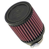 K&N RU-1700 universal round filter with 57 mm inlet and 102 mm height - Air Filter