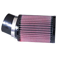 K&N RU-1760 universal round filter with 62 mm inlet and 127 mm height - Air Filter