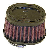 K&N RU-1820 universal oval straight filter with 51 mm inlet and 70 mm height - Air Filter