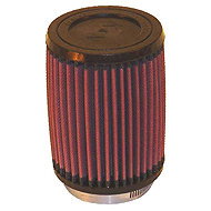 K&N RU-2410 universal round filter with 73 mm inlet and 137 mm height - Air Filter