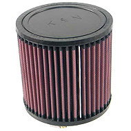 K&N RU-2430 universal round filter with 76 mm inlet and 127 mm height - Air Filter