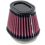 K&N RU-3780 universal oval straight filter with 62 mm inlet and 89 mm height - Air Filter