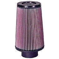 K&N RU-5122 universal round bevel filter with 83 mm inlet and 203 mm height - Air Filter
