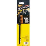 Meguiar's Triple Duty Detail Brush - detailing brush with three types of bristles - Car Wash Brush