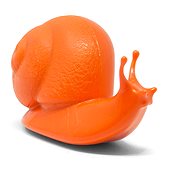 Mr&Mrs Fragrance Snail Vanilla  - oranžová - Car Air Freshener