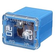 HELLA fuse PAL LOW PROFILE JCASE 20A blue - Car Fuses