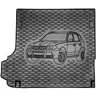ACI BMW X3 E83 04-06 rubber boot liner black with car illustration - Boot Tray
