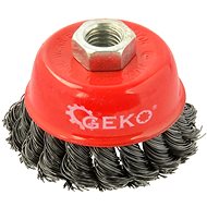 GEKO rotační kartáč hrnkový copánkový 75 mm M14   - Sanding Brush