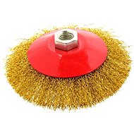 GEKO rotační kartáč miskový vlnitý drát 125 mmM14   - Sanding Brush