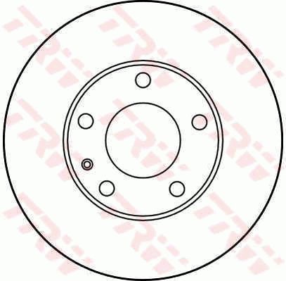 TRW Brzdový kotouč DF1557 sada 2ks - Brake Disc