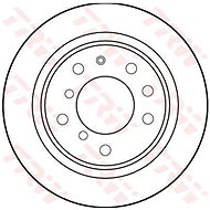 TRW Brzdový kotouč DF1558 sada 2ks - Brake Disc