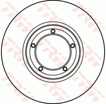 TRW Brzdový kotouč DF1618 sada 2ks - Brake Disc