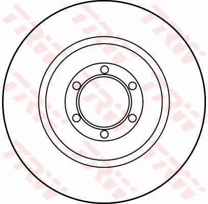 TRW Brzdový kotouč DF1715 sada 2ks - Brake Disc