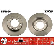 TRW Brake disc DF1920 set of 2 - Brake Disc