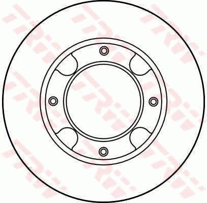 TRW Brzdový kotouč DF1970 sada 2ks - Brake Disc