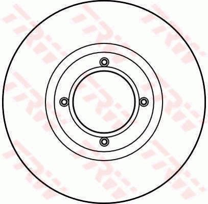 TRW Brzdový kotouč DF1995 sada 2ks - Brake Disc