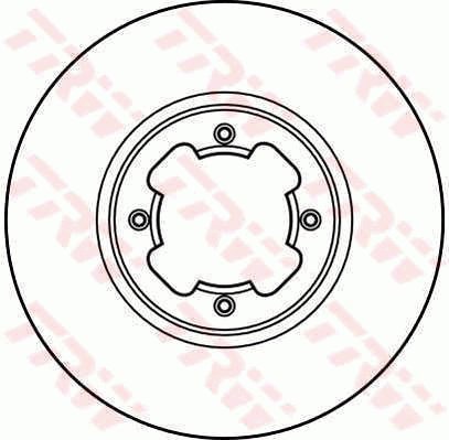 TRW Brzdový kotouč DF1999 sada 2ks - Brake Disc