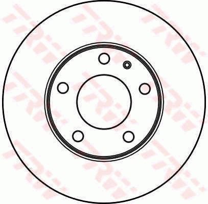 TRW Brzdový kotouč DF2551 sada 2ks - Brake Disc