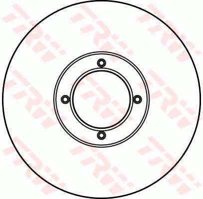 TRW Brzdový kotouč DF2616 sada 2ks - Brake Disc