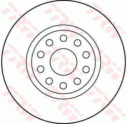 TRW Brzdový kotouč DF2761 sada 2ks - Brake Disc