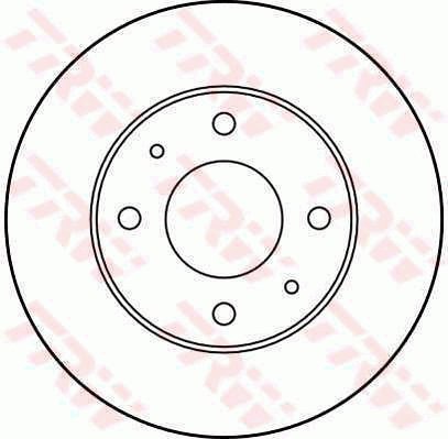 TRW Brzdový kotouč DF2798 sada 2ks - Brake Disc