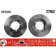 TRW Brzdový kotouč DF3095 sada 2ks - Brake Disc