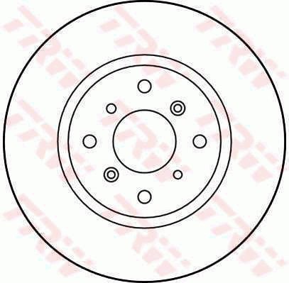 TRW Brzdový kotouč DF3113 sada 2ks - Brake Disc