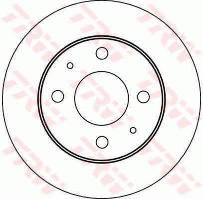 TRW Brzdový kotouč DF4096 sada 2ks - Brake Disc