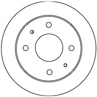 TRW Brake disc DF4132 set of 2 - Brake Disc