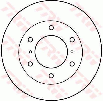 TRW Brzdový kotouč DF4159 sada 2ks - Brake Disc