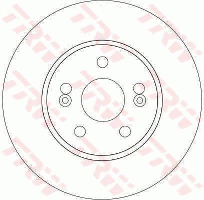 TRW Brzdový kotouč DF4164 sada 2ks - Brake Disc