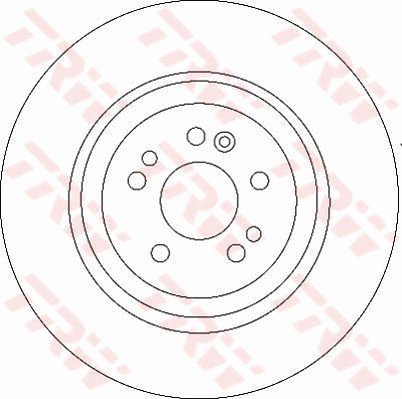 TRW Brzdový kotouč DF4222 sada 2ks - Brake Disc