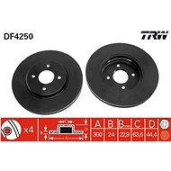TRW Brake disc DF4250 set of 2 - Brake Disc