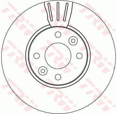 TRW Brzdový kotouč DF4267 sada 2ks - Brake Disc
